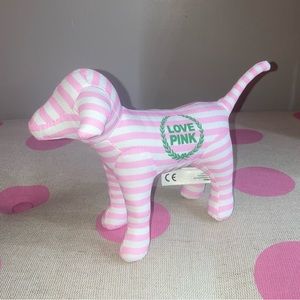 PINK Mini Dog Puppy, Pink and White Stripe